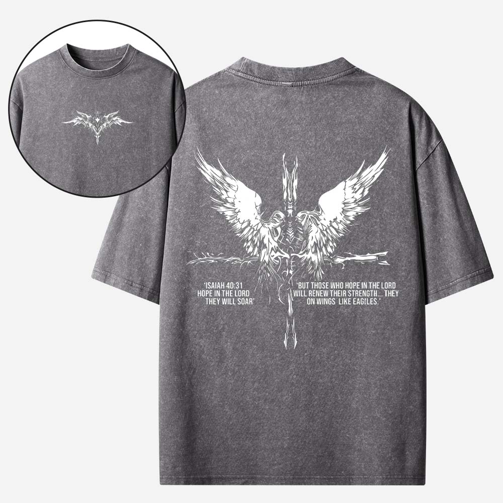 Winged Sword Vintage Washed T-Shirt