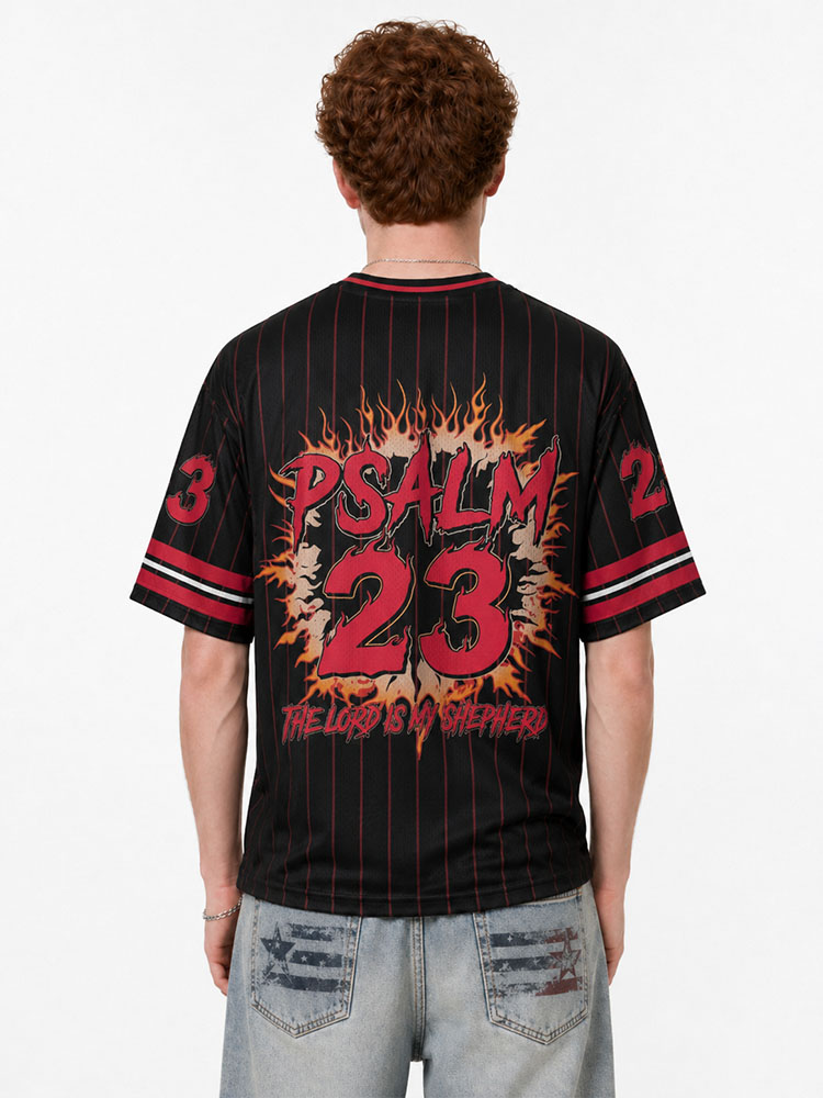 Flame 23 Graphic Mesh Jersey