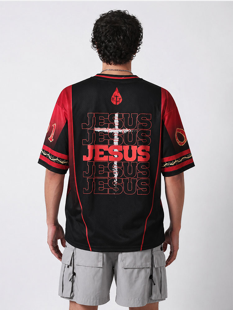 Thorn Blood Graphic Mesh Jersey