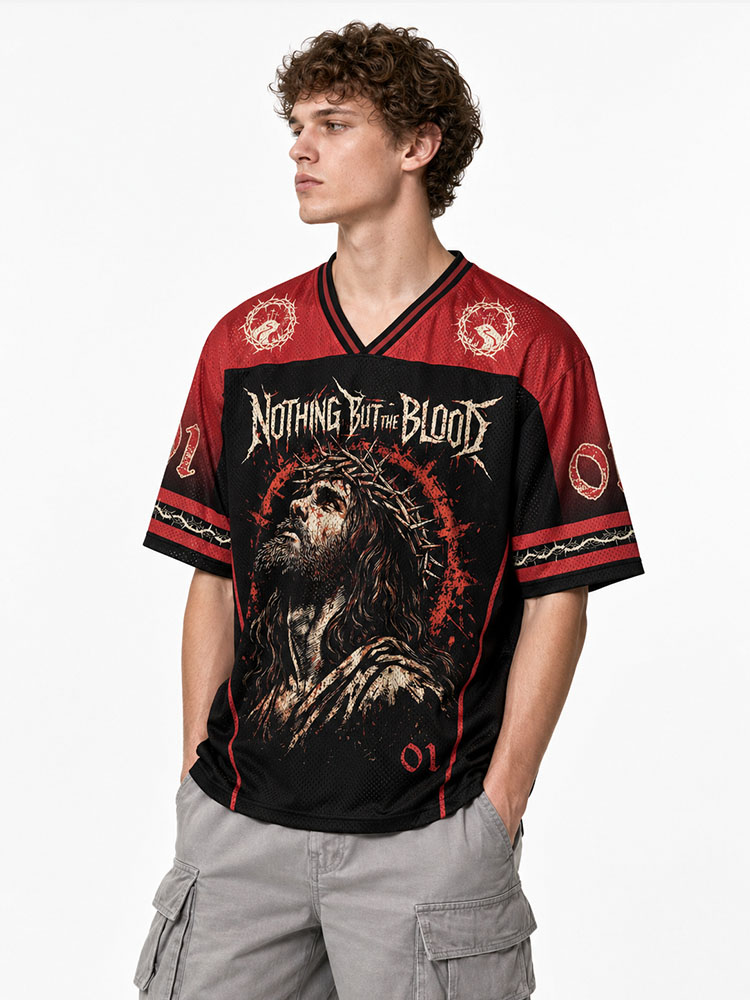 Thorn Blood Graphic Mesh Jersey