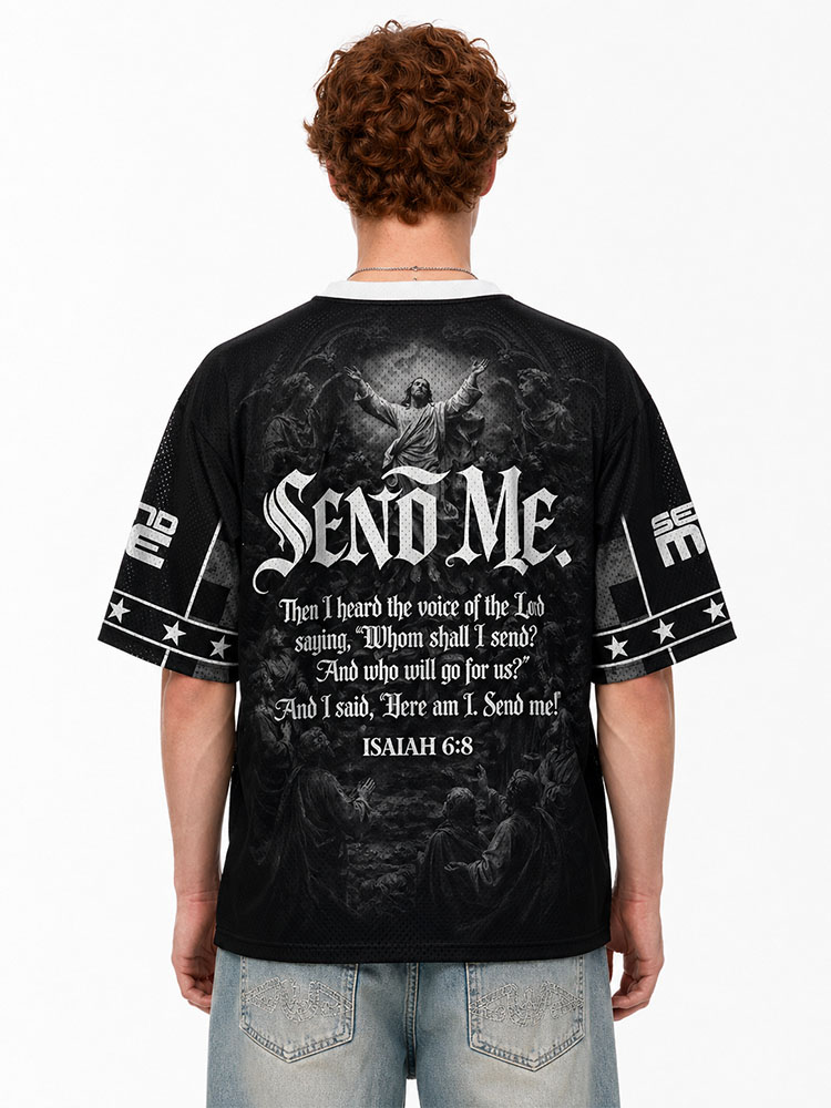 Send Me Graphic Mesh Jersey