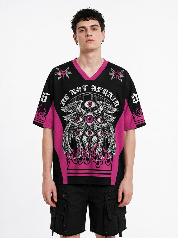 Fearless Eye Wing Graphic Mesh Jersey