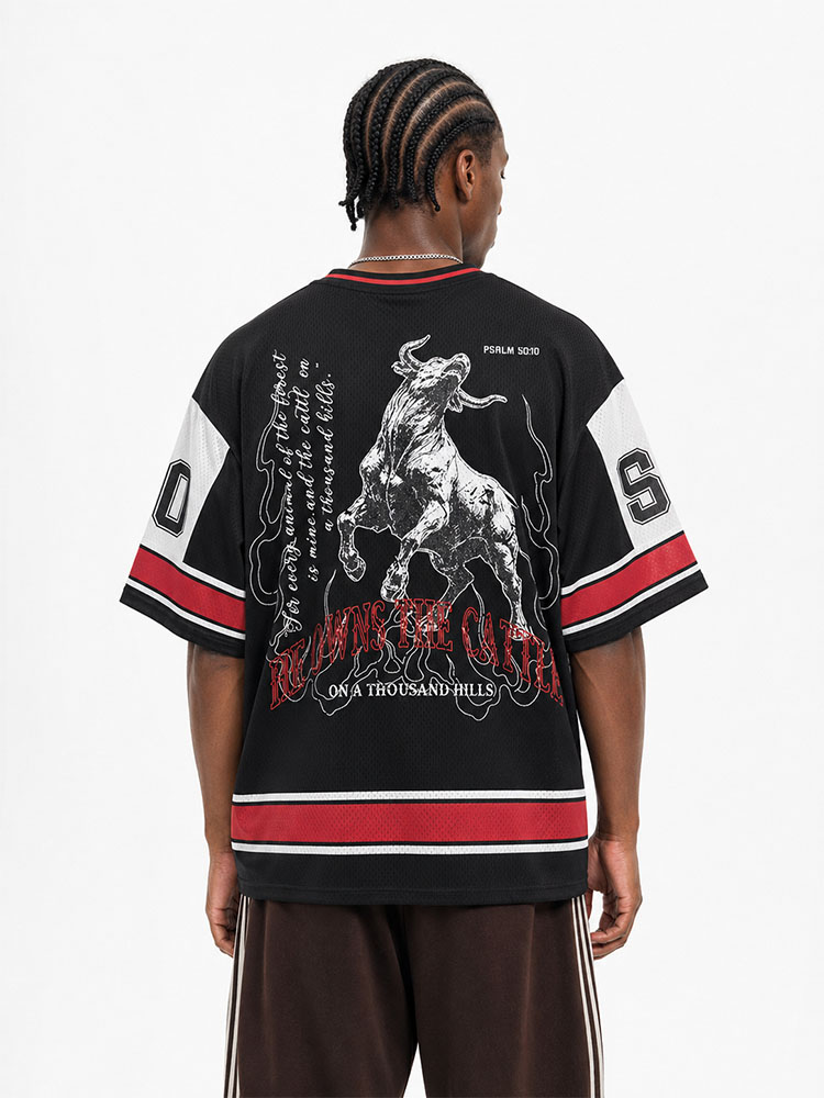 The Cattle Graphic Mesh Jersey