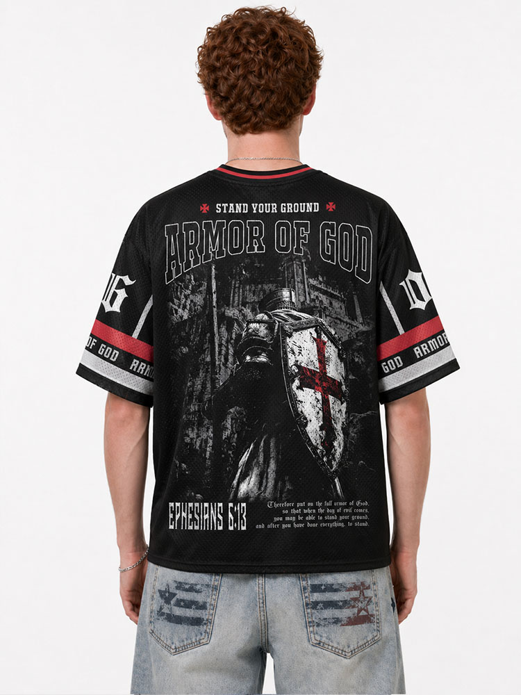 Shield Knight Graphic Mesh Jersey