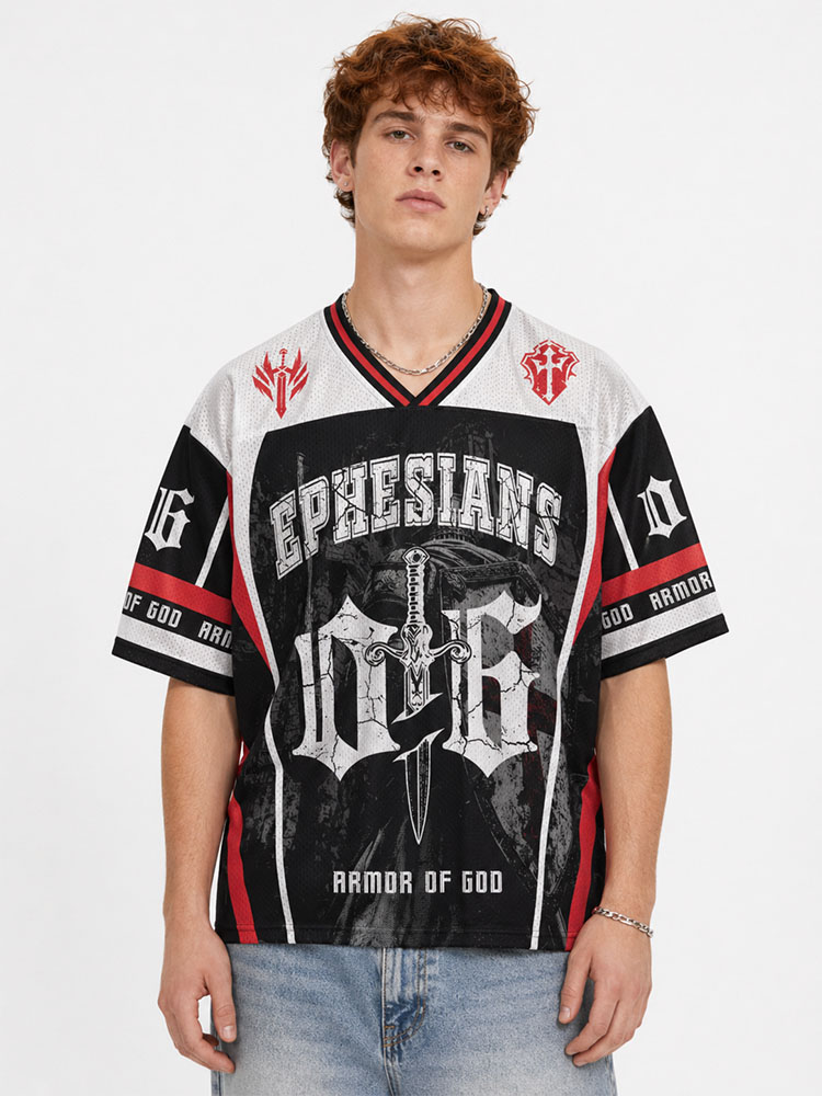 Shield Knight Graphic Mesh Jersey