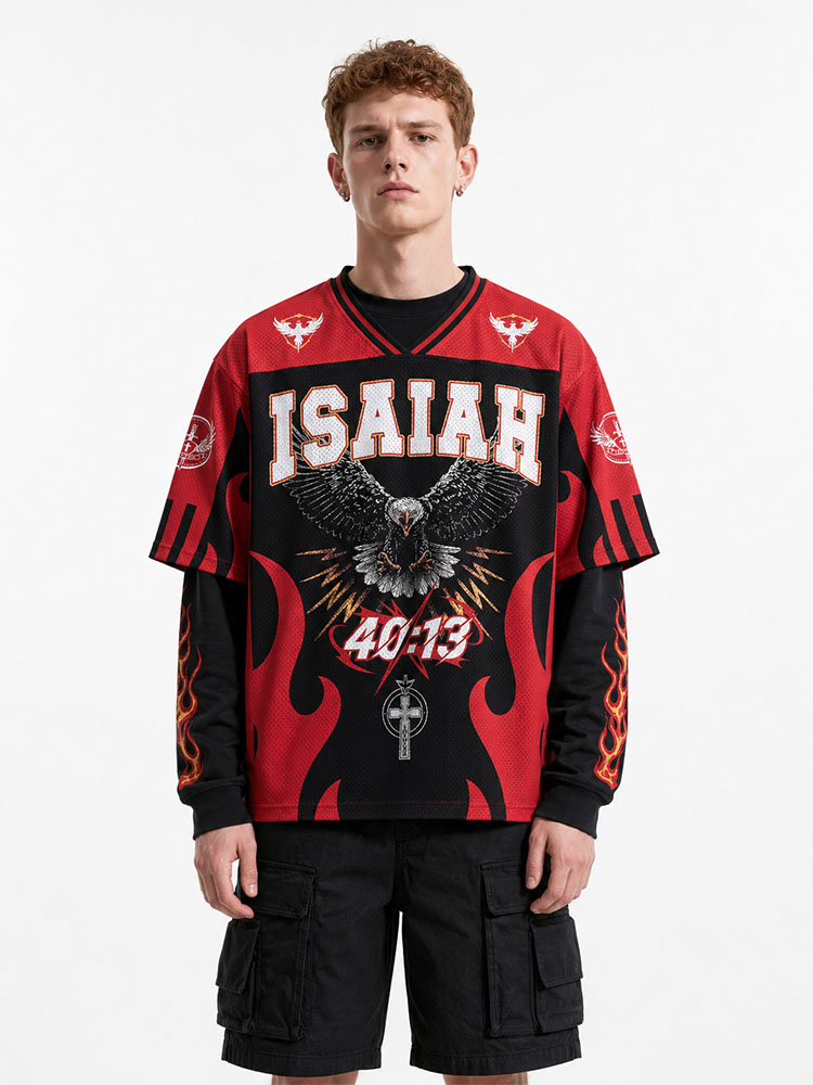 Strength Of An Eagle Graphic Mesh Jersey