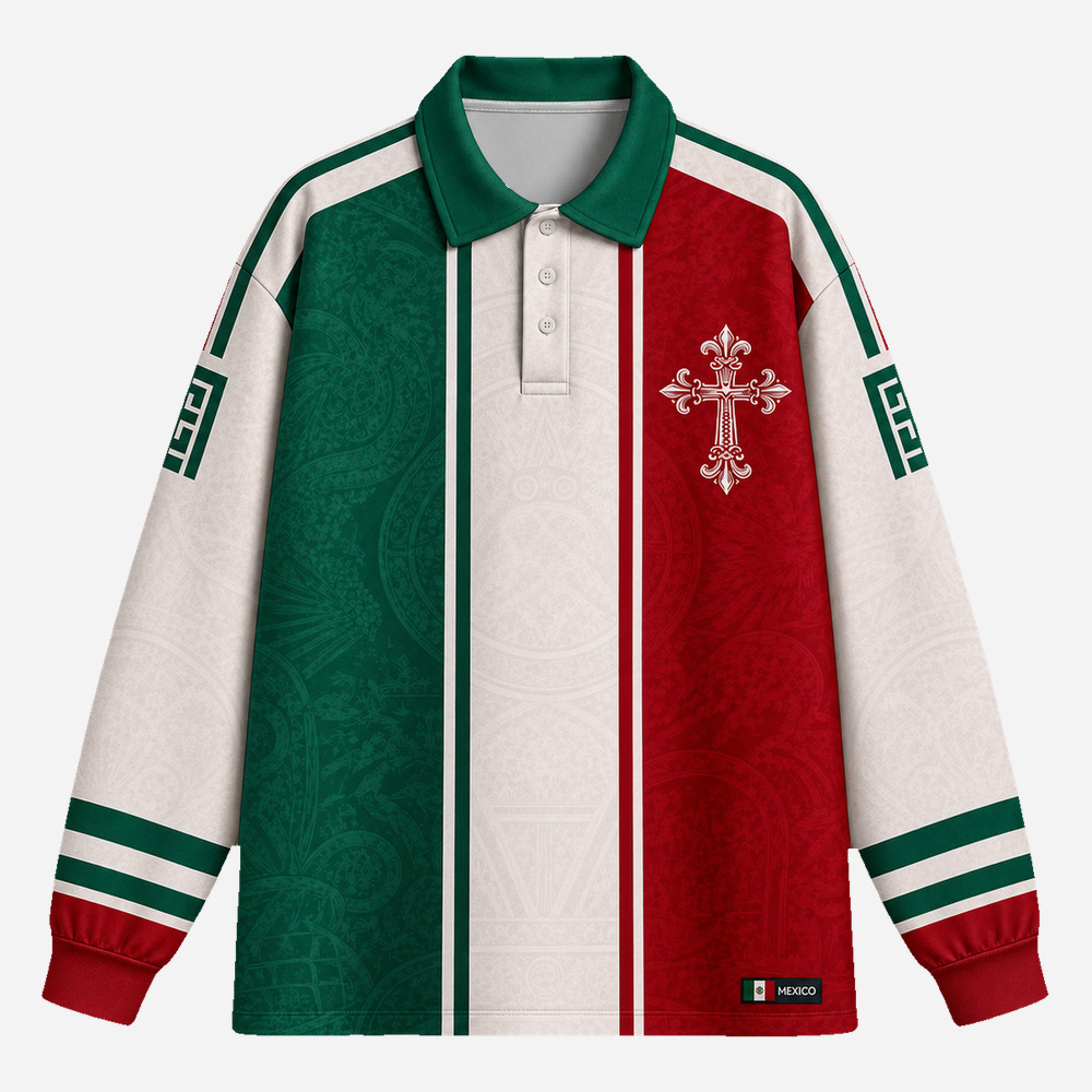 Kingdom Emblem Scuba Polo Sweatshirt