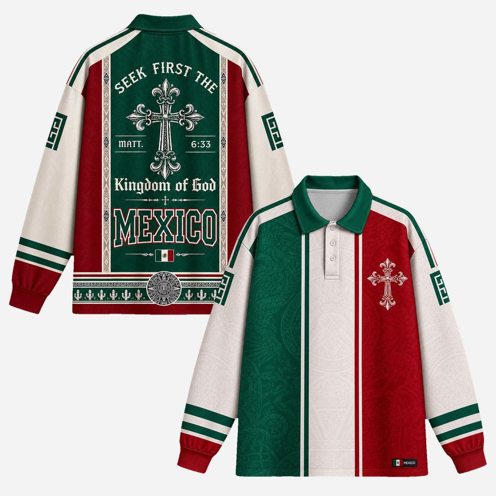 Kingdom Emblem Scuba Polo Sweatshirt