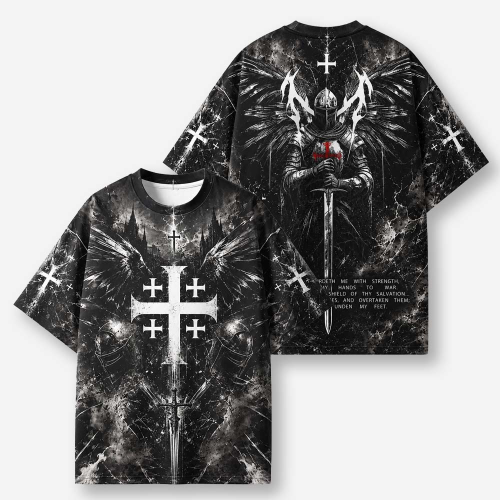 Winged Knight All-Over Print T-Shirt