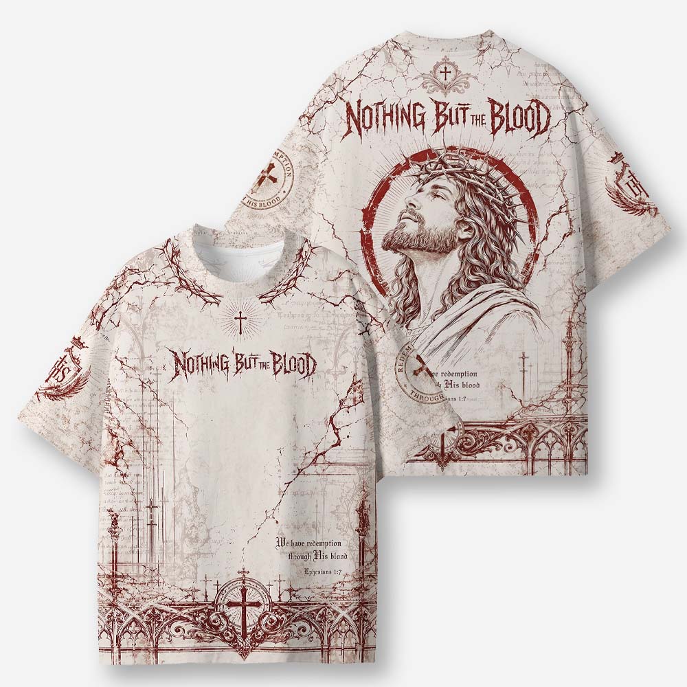 Thorn Blood Eco Oversized Graphic Tees · GRS Certified