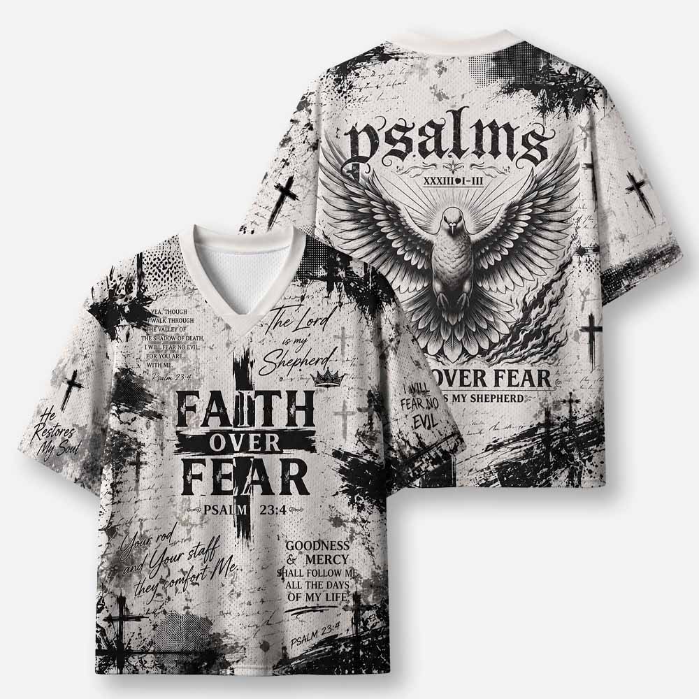 Dove Graphic Mesh Jersey