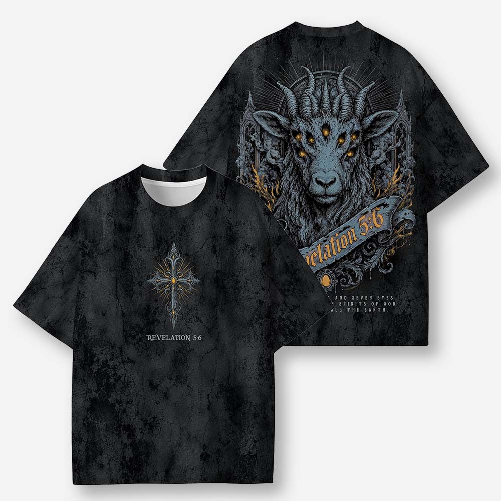 Horned Oracle Eco Oversized Graphic Tees · GRS Certified