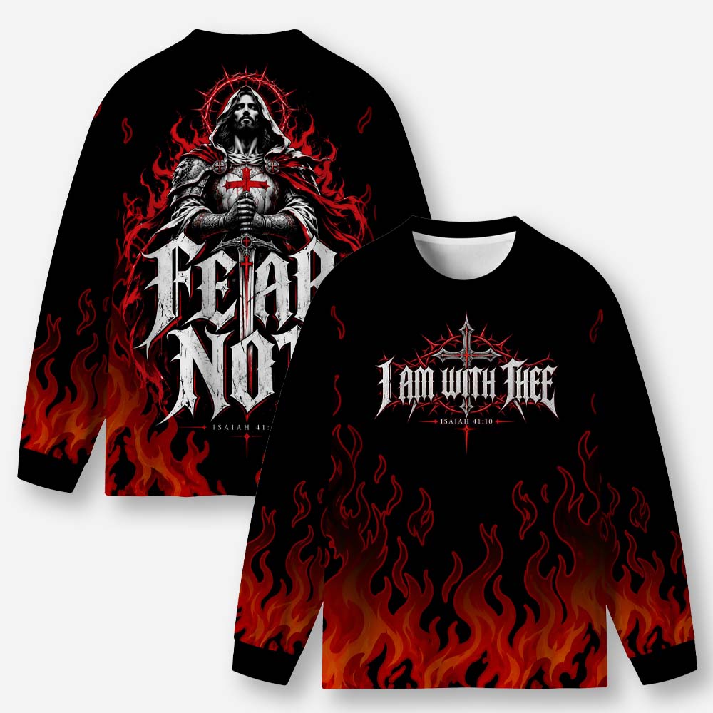 Inferno Sentinel Eco Oversized Long-Sleeve Graphic Tees · GRS Certified