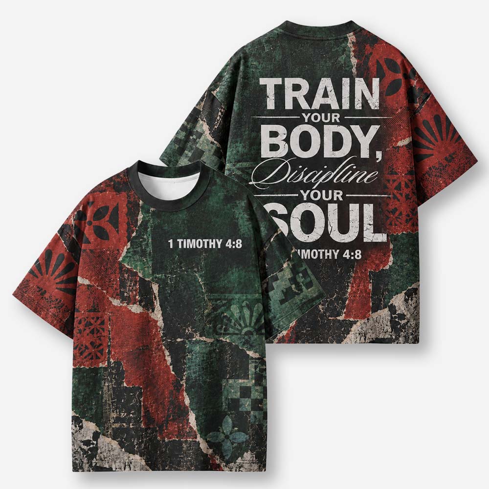 Body Discipline Eco Oversized Graphic Tees · GRS Certified