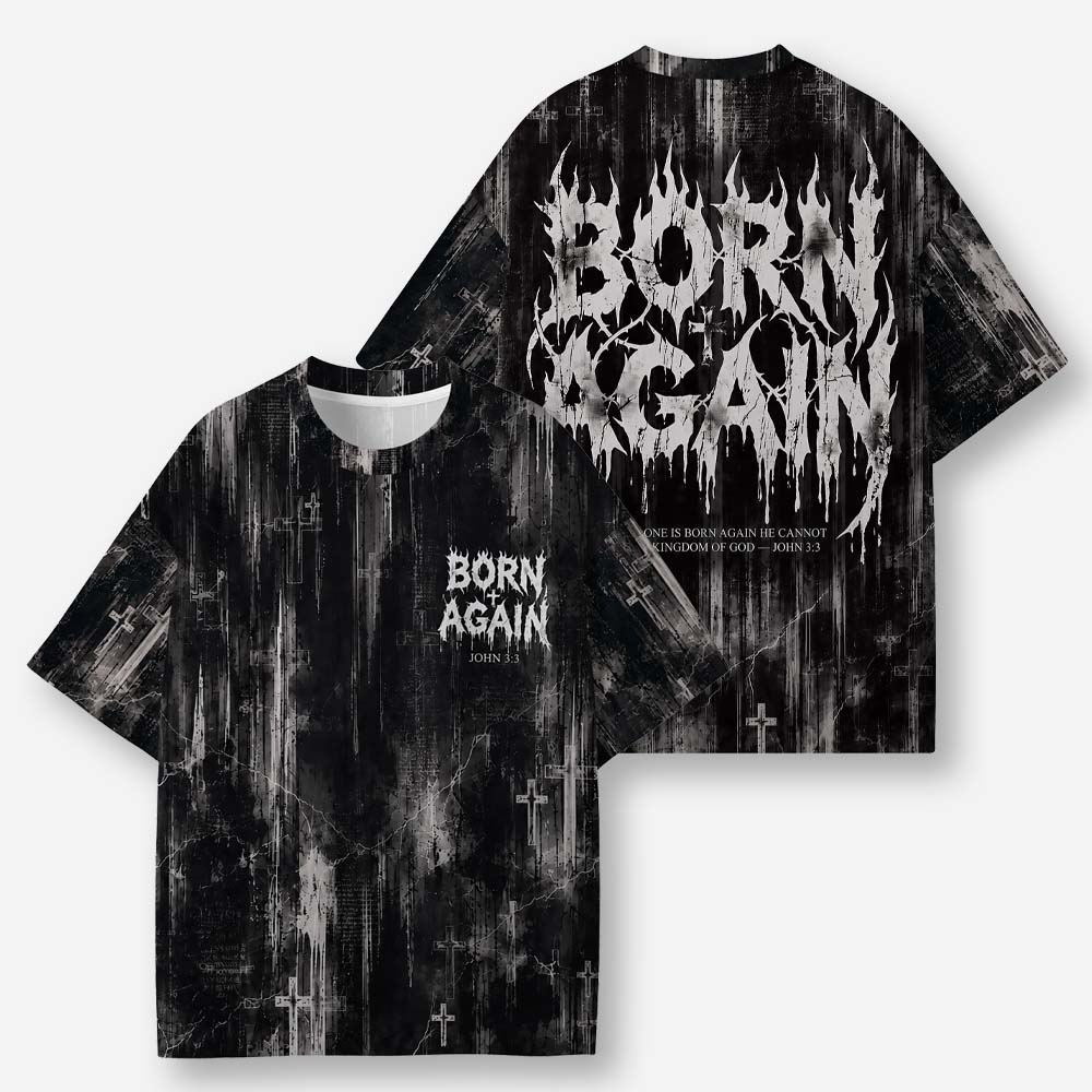 Born Again Eco Oversized Graphic Tees · GRS Certified