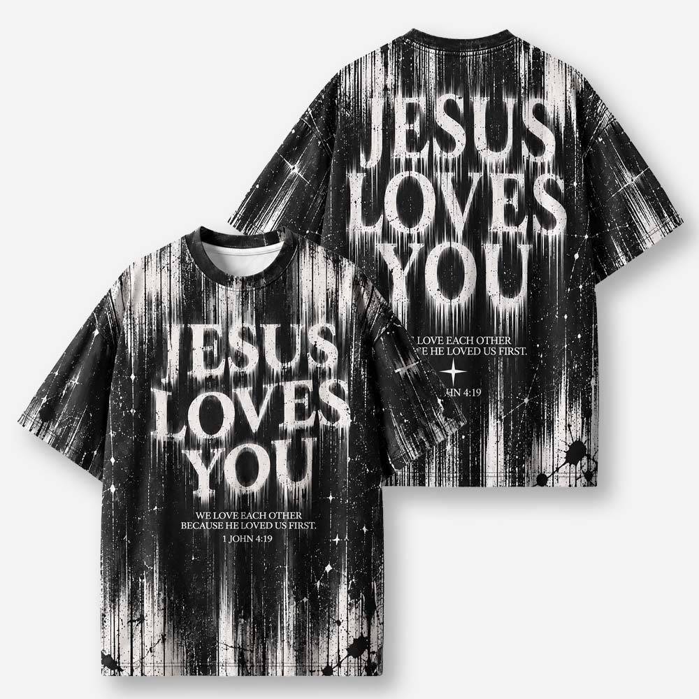 Love Statement Eco Oversized Graphic Tees · GRS Certified
