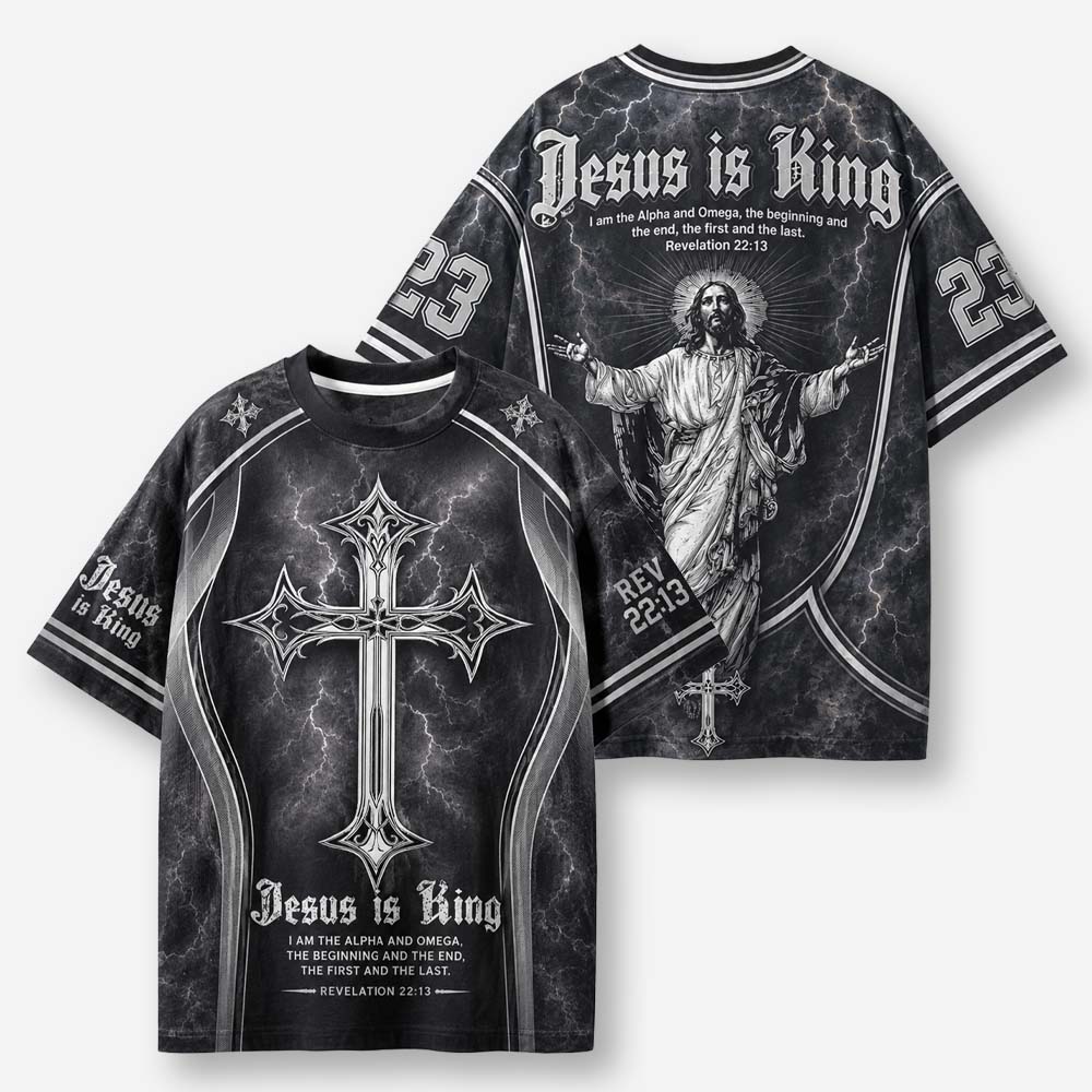 Crown Statement All-Over Print T-Shirt