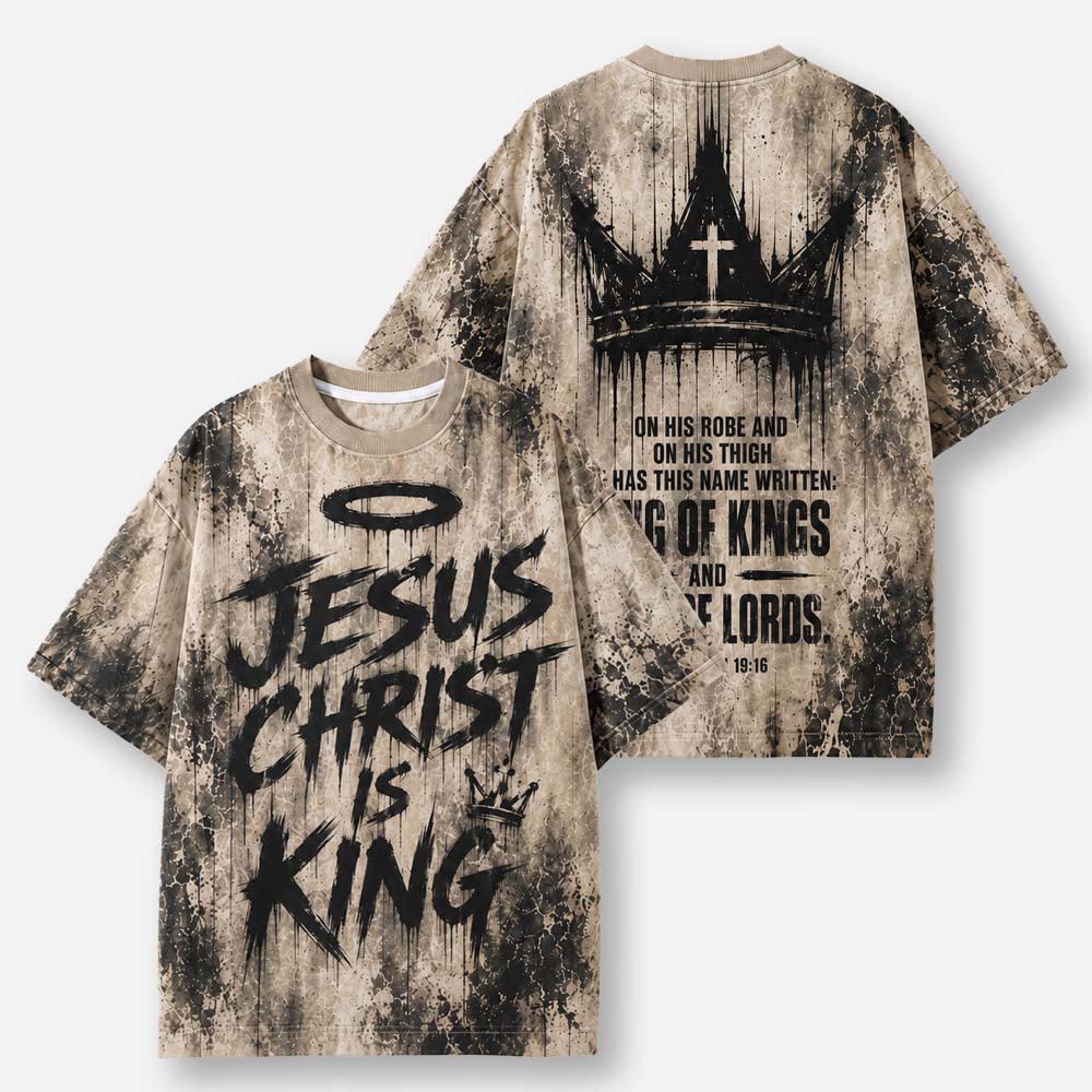 Crown Statement Eco Oversized Graphic Tees · GRS Certified