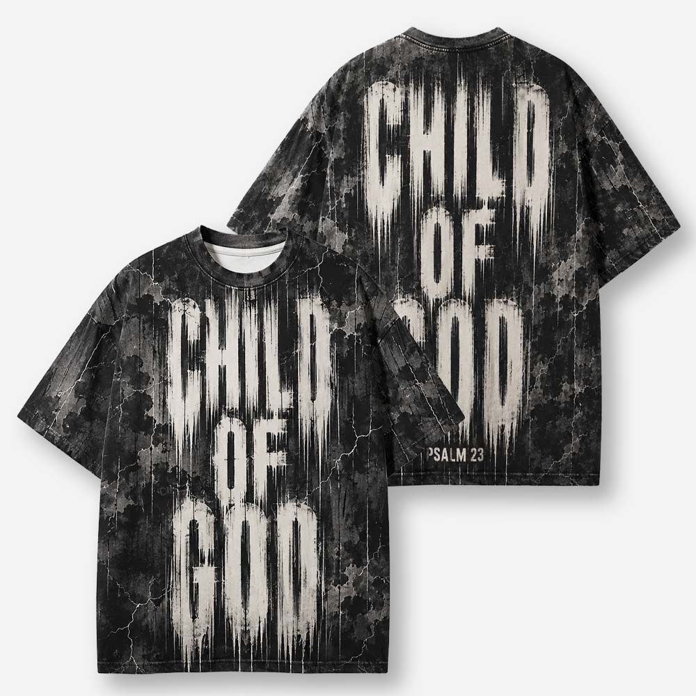Child Identity Eco Oversized Graphic Tees · GRS Certified