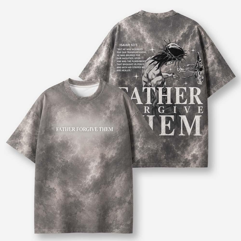 Forgiveness Eco Oversized Graphic Tees · GRS Certified