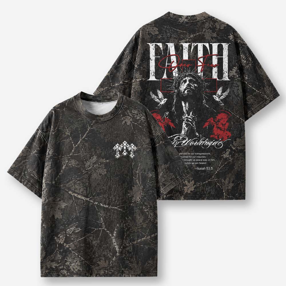 Overcome Eco Oversized Graphic Tees · GRS Certified