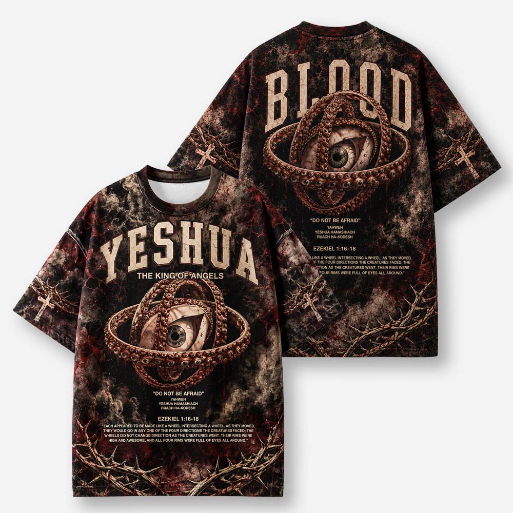 Blood Eco Oversized Graphic Tees · GRS Certified