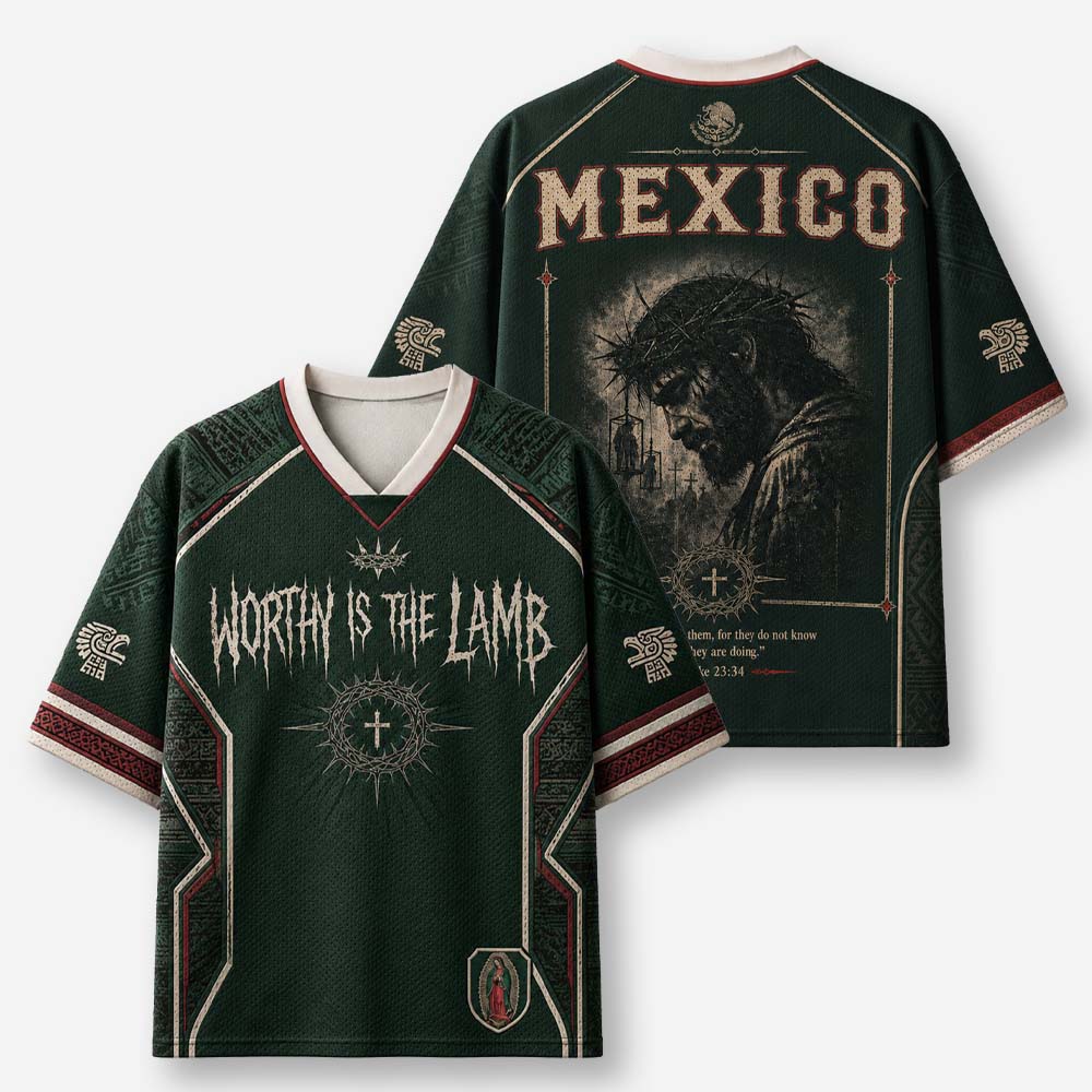 Lamb Worthy Graphic Mesh Jersey