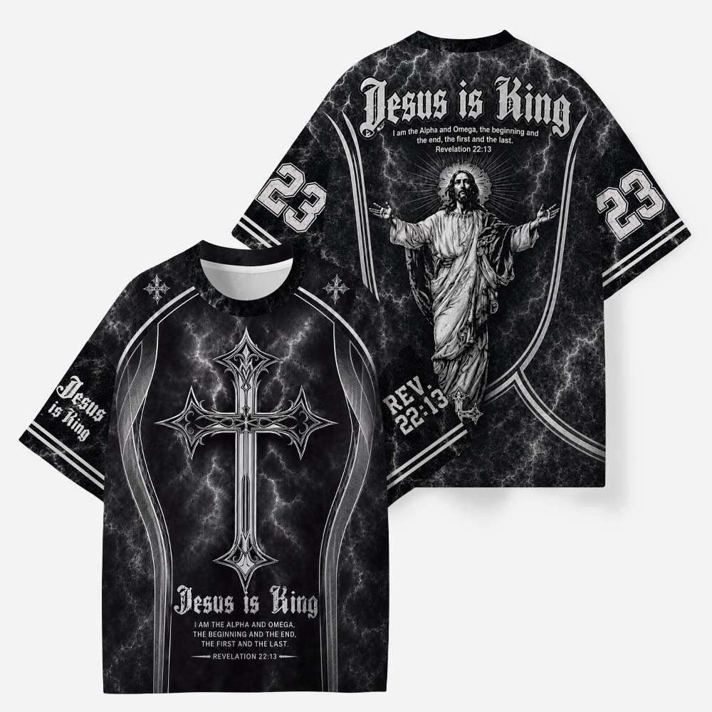 Crown Statement All-Over Print T-Shirt