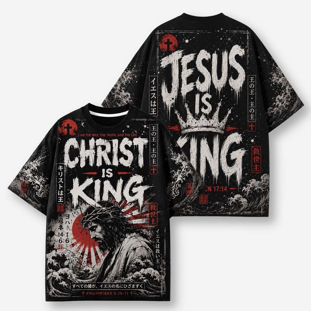 Crown Statement Eco Oversized Graphic Tees · GRS Certified