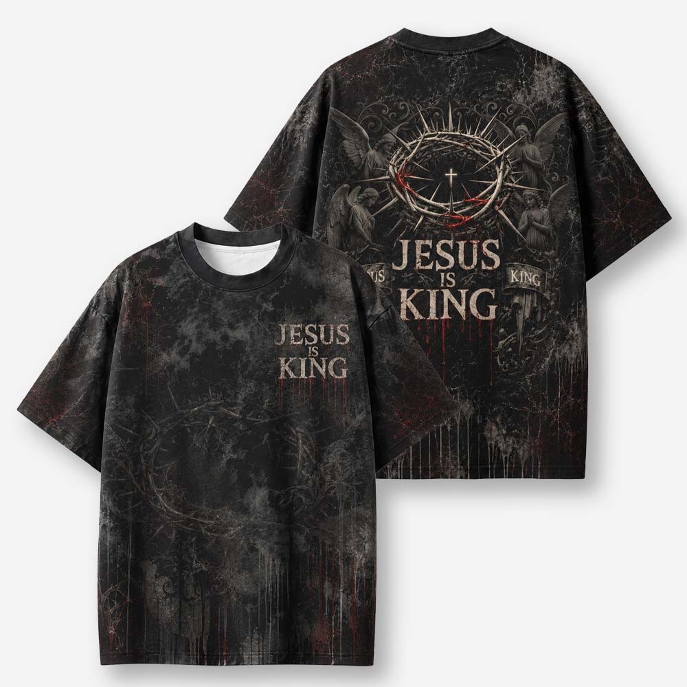 Thorn Crown Eco Oversized Graphic Tees · GRS Certified