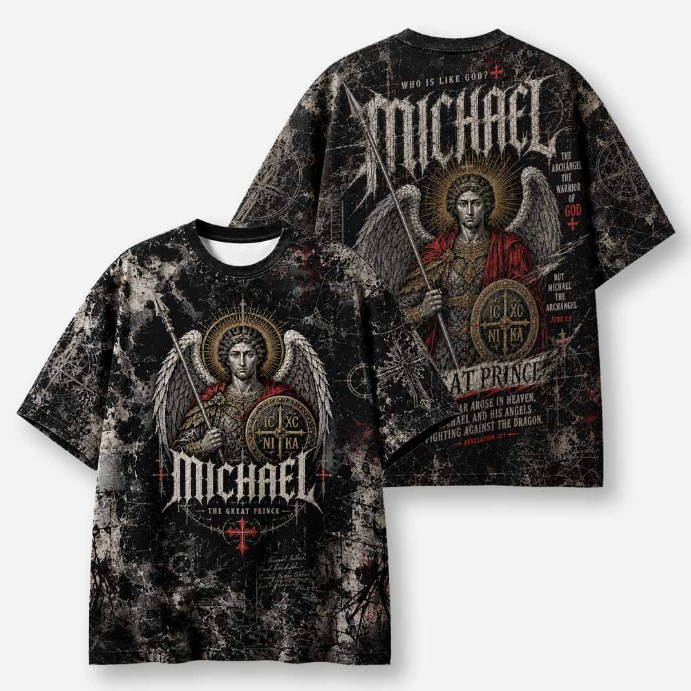 Angel Graphic Eco Oversized Graphic Tees · GRS Certified