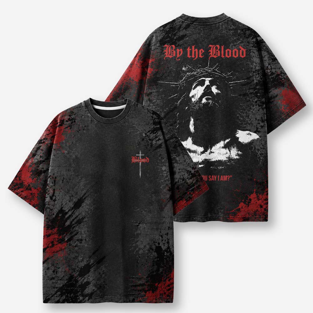 By The Blood All-Over Print T-Shirt