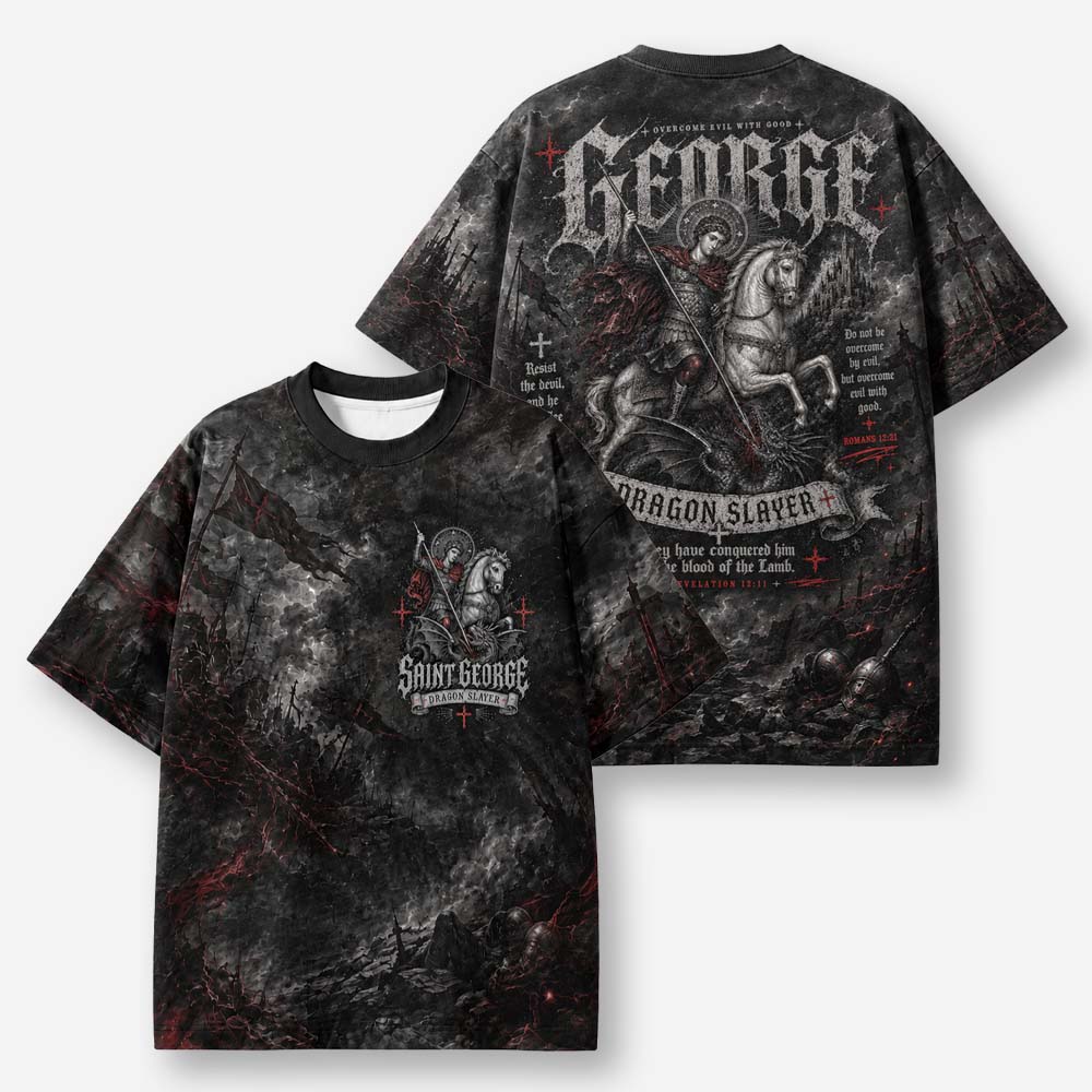Dragon Slayer Eco Oversized Graphic Tees · GRS Certified