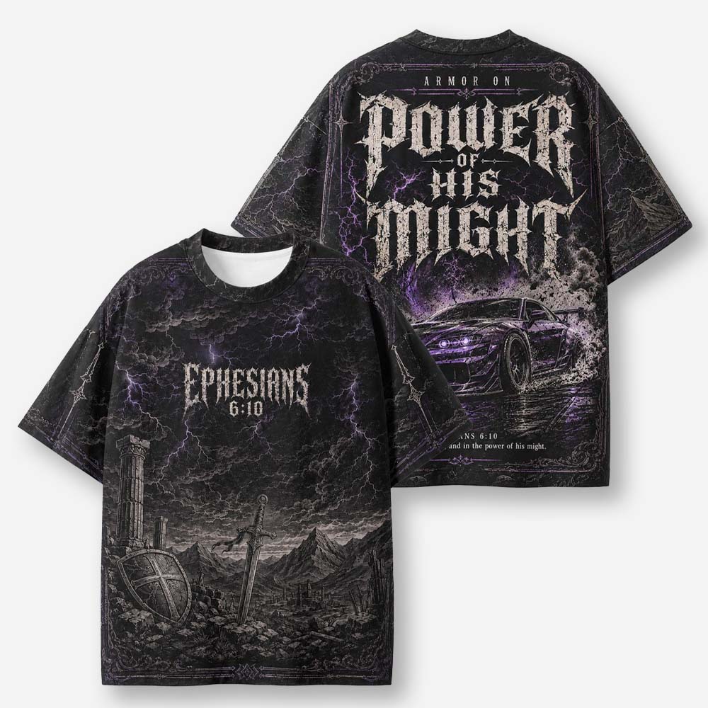 Power Drive Eco Oversized Graphic Tees · GRS Certified
