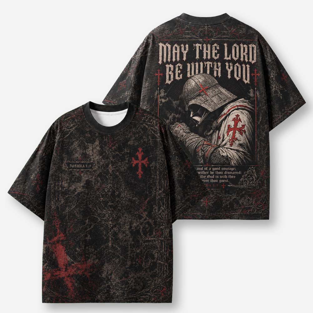 Courage Knight Eco Oversized Graphic Tees · GRS Certified