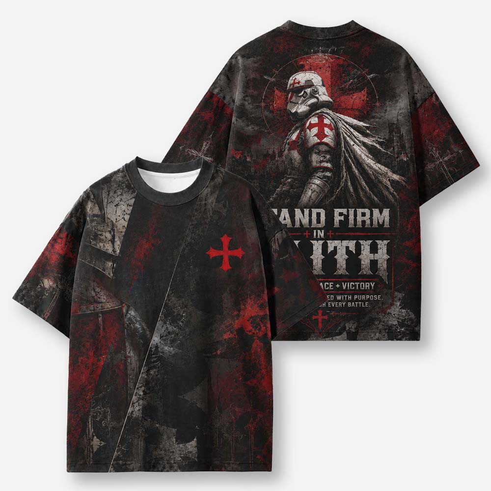 Armored Eco Oversized Graphic Tees · GRS Certified