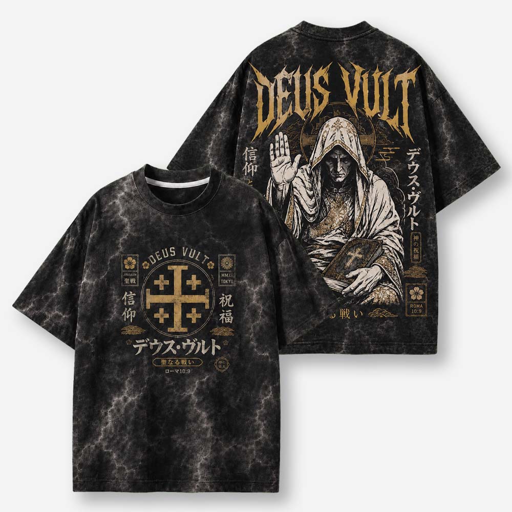 Masked King Eco Oversized Graphic Tees · GRS Certified