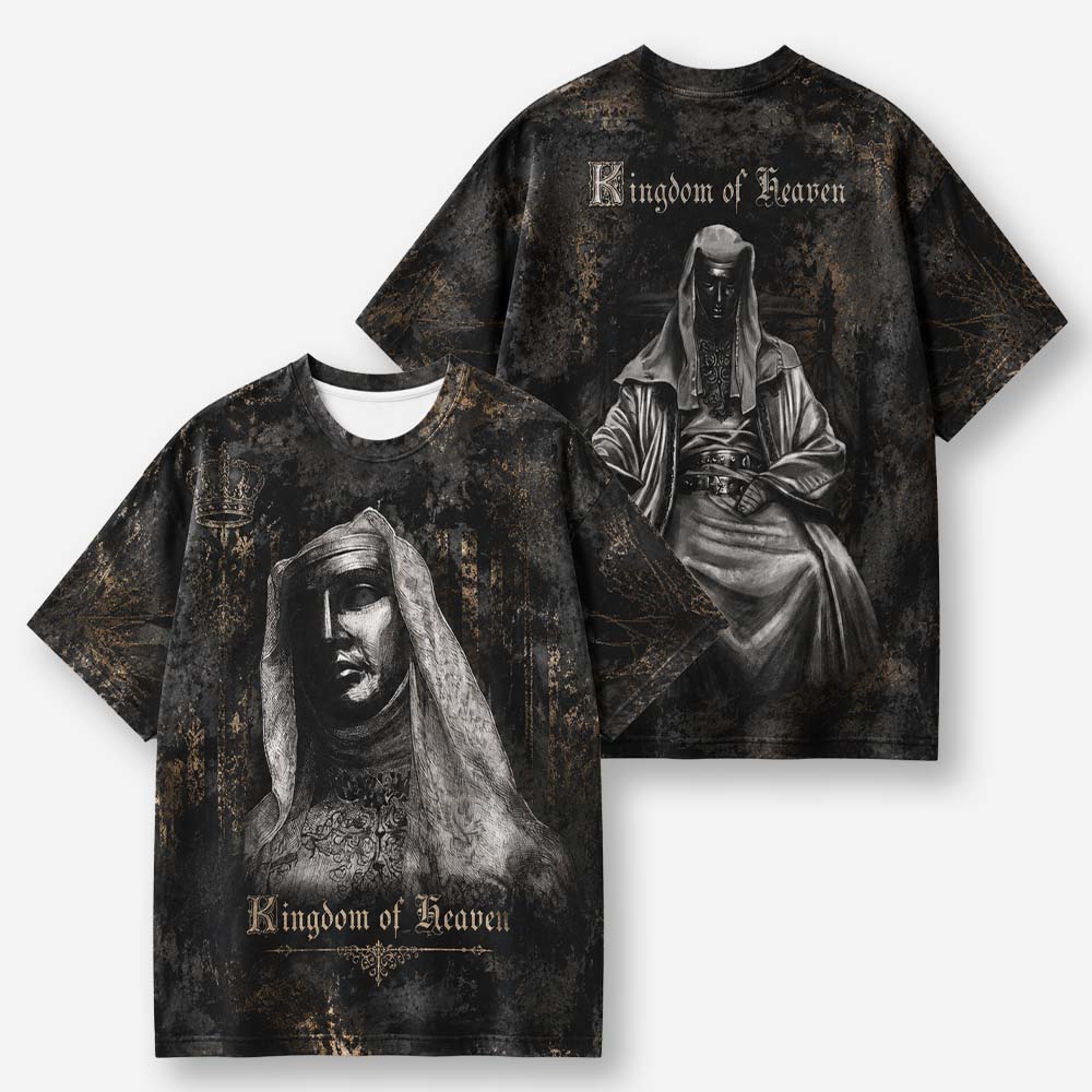 Masked King Eco Oversized Graphic Tees · GRS Certified