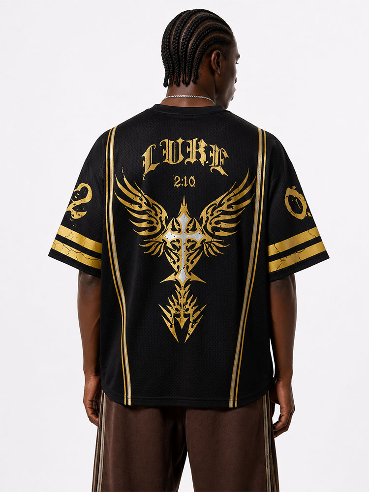 Fearless Wing Graphic Mesh Jersey