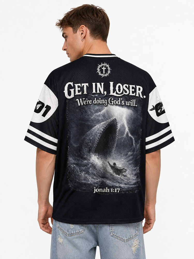 Whale Ride Graphic Mesh Jersey