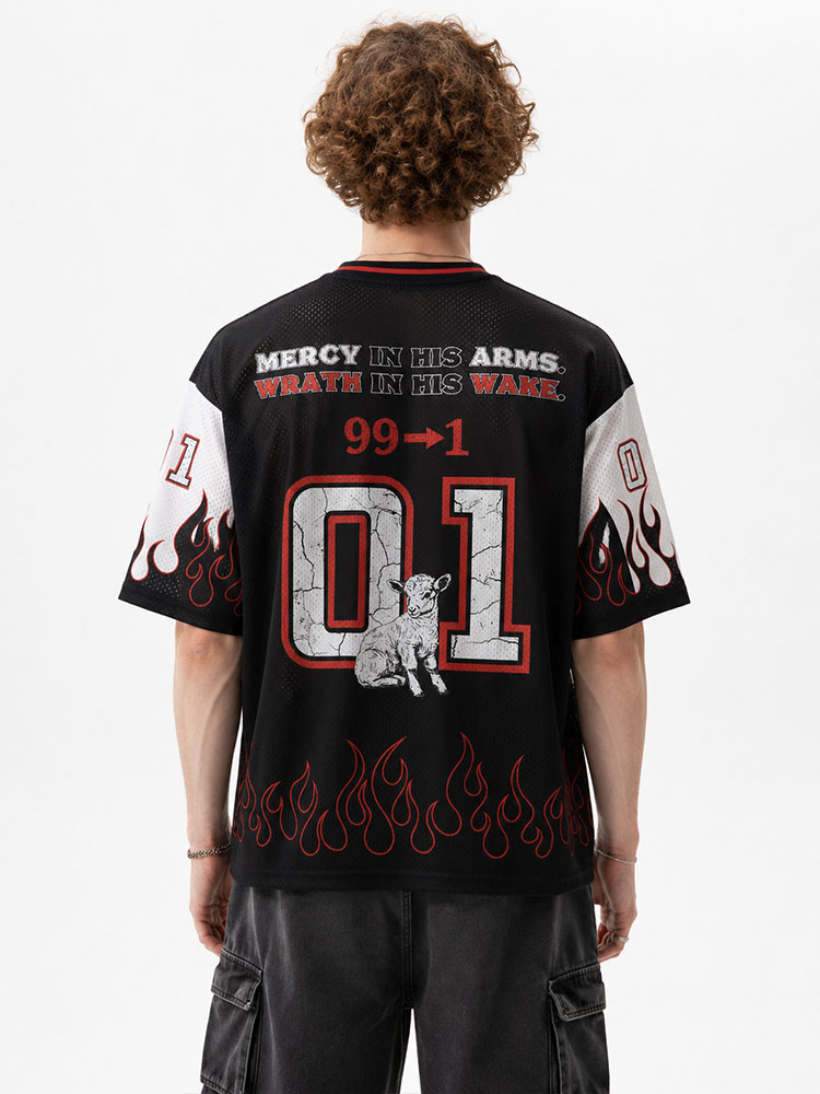 Storm Lamb Graphic Mesh Jersey