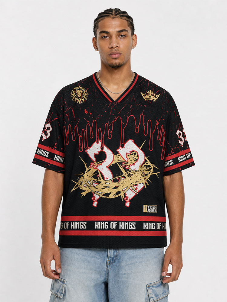Thorn Crown Graphic Mesh Jersey