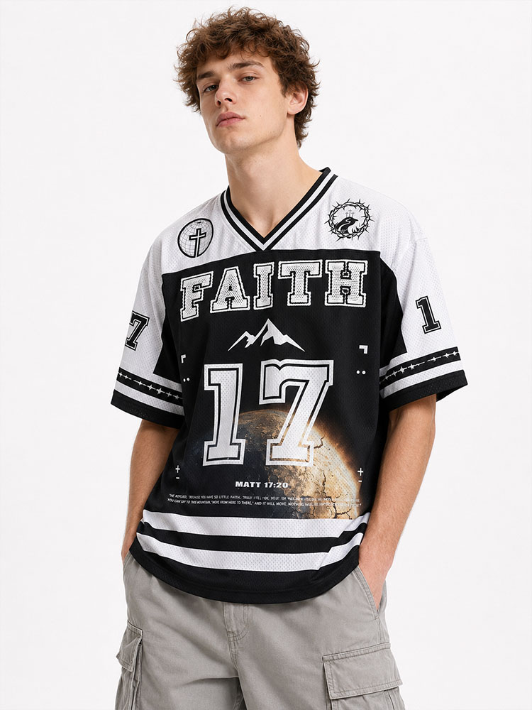 Move Mountains Graphic Mesh Jersey