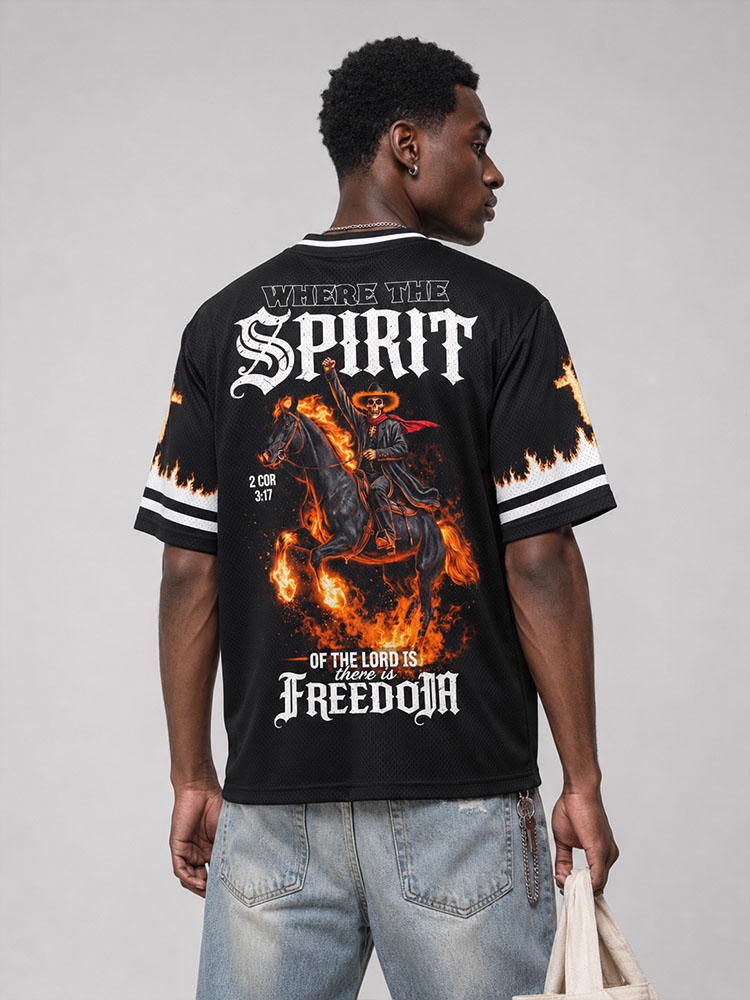 Freedom Rider Graphic Mesh Jersey