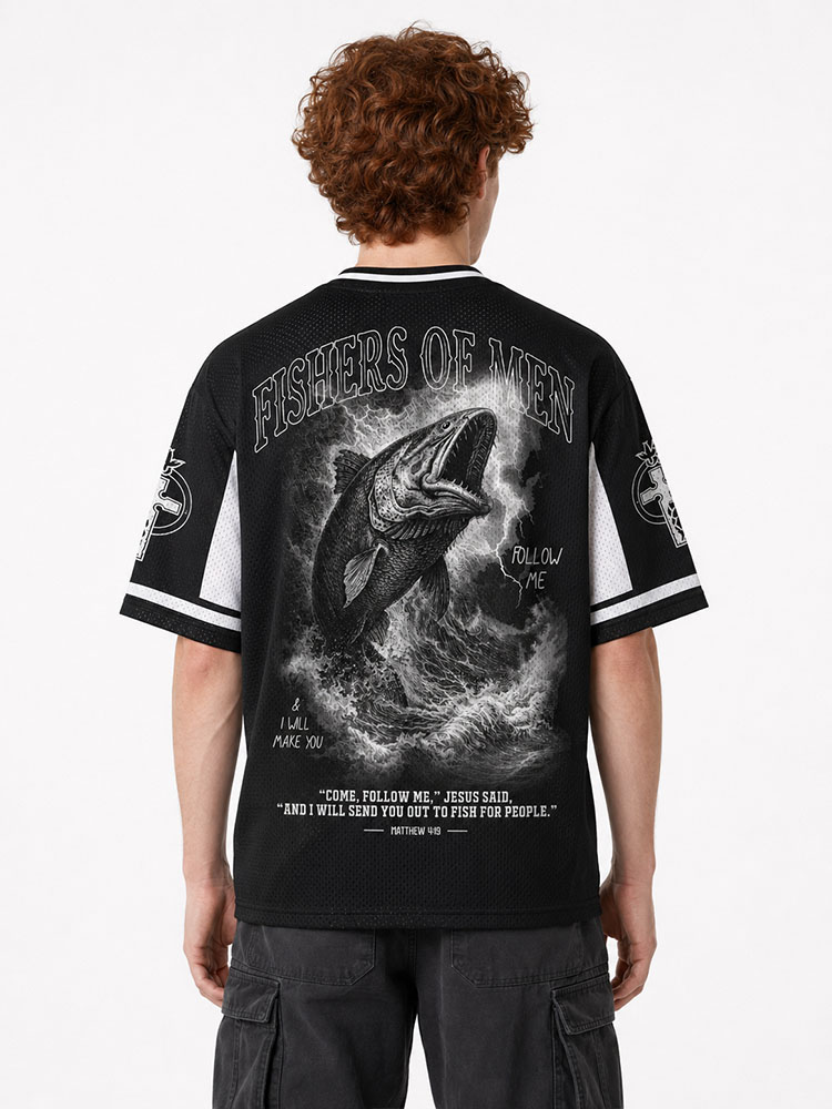 Storm Fish Graphic Mesh Jersey