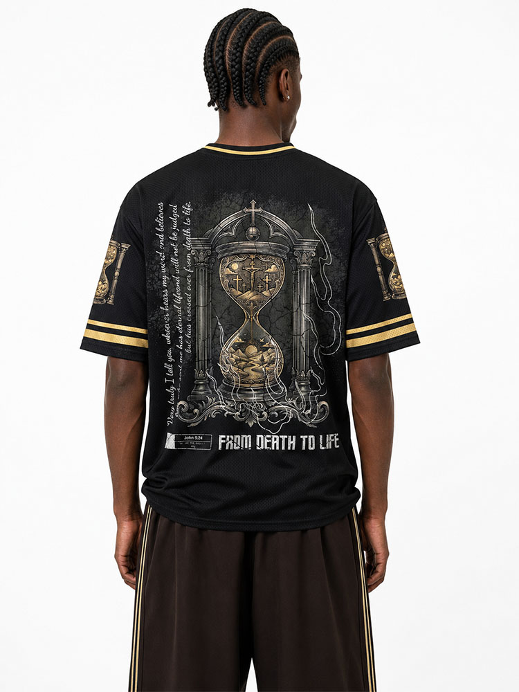 Hourglass Passage Graphic Mesh Jersey