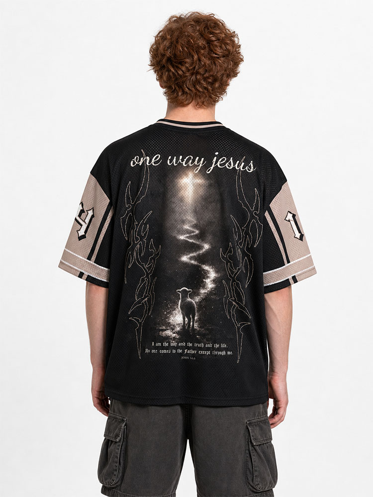 Light Path Graphic Mesh Jersey