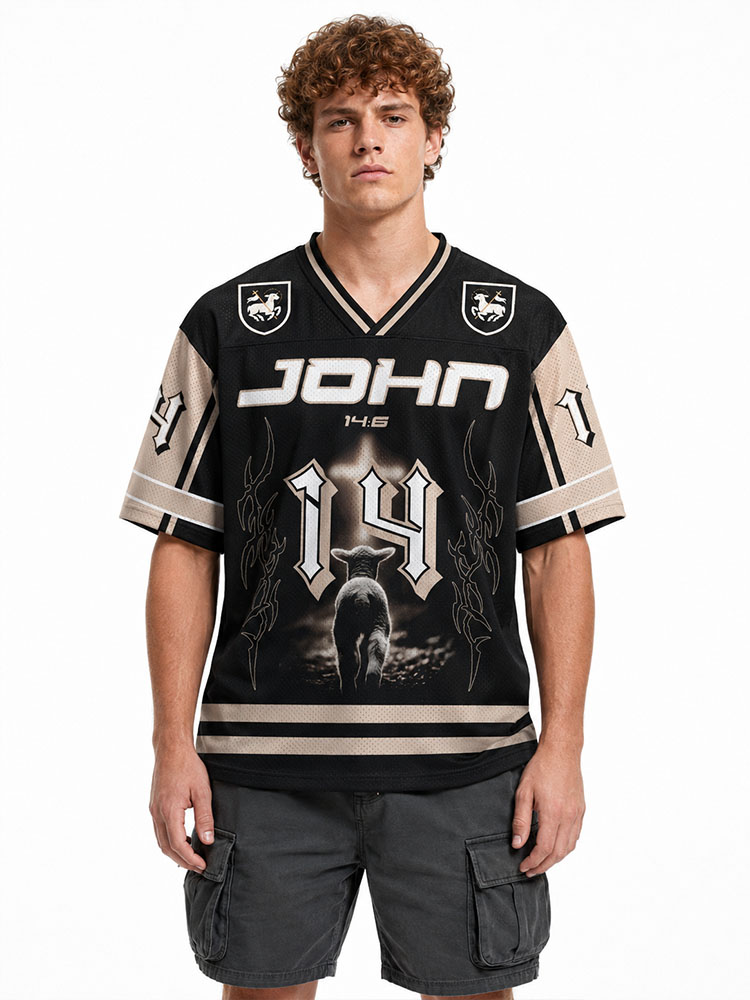 Light Path Graphic Mesh Jersey