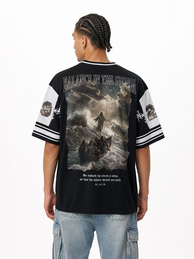 Balance in The Storm Graphic Mesh Jersey