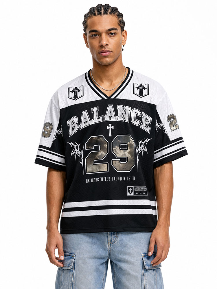 Balance in The Storm Graphic Mesh Jersey